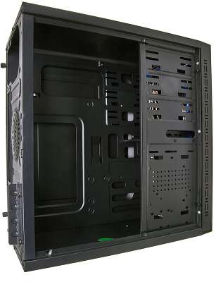 Корпус ExeGate QA-412U, черный, mATX, Без БП (EX272749RUS)