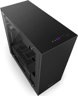 Корпус ATX NZXT H700i Smart [CA-H700W-BB]. без бп, MATTE BLACK