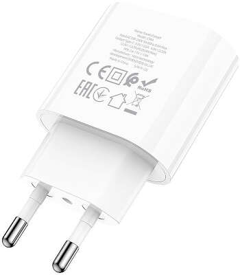 Зарядное устройство Hoco 20Вт, 3А, QC3.0/PD, 1хType-C, C94A, белый, коробка