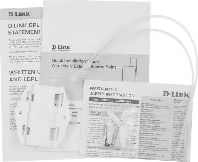 Точка доступа D-Link DAP-3410/RU/A1A 10/100BASE-TX