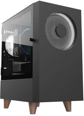 WIZMAX M-ATX Mini Tower case EM1 Woofer Black