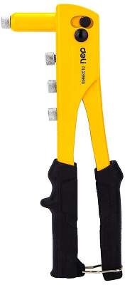 Ручной заклепочник с набором заклепок (60шт) Deli DL236910T 265мм, сталь 20Cr, диаметр 2,4 / 3,2 / 4,0 / 4,8 мм