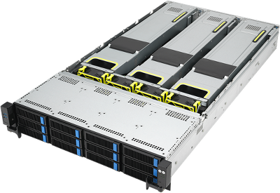 Сервер ASUS RS720-E11-RS12U, 2U, 2 x LGA4677, 32 DIMM DDR5, 12 x 3.5”/2.5