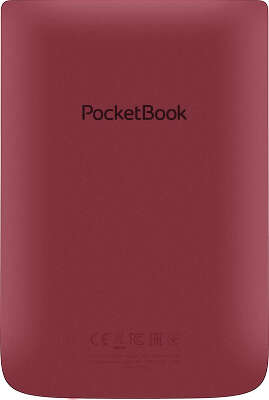 Электронная книга 6" PocketBook 628 Touch Lux 5 Ink, WiFi, красная [PB628-R-WW]
