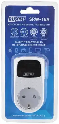 Стабилизатор напряжения Rucelf SRW-16A 3кВА однофазный белый