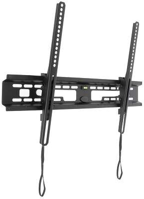 Кронштейн для ТВ KROMAX FLAT-2 black (max VESA 600x400 мм, настенный, наклонный, max 65 кг) (26008)