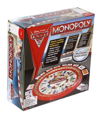 Hasbro 27810 Игра настольная Монополия Тачки-2