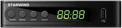 Ресивер DVB-T2 Starwind CT-200 черный