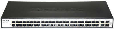 Коммутатор D-Link DES-1050G/C1A неуправляемый с 48 портами 10/100Base-TX + 2 комбо портами 10/100/1000BASE-T/S
