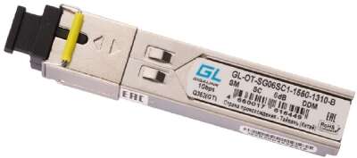 NIKOMAX GL-OT-SG06SC1-1550-1310-B Модуль SFP, WDM, 155Mb/1,25Gb/s одно волокно SM, SC, Tx:1550/Rx:1310 нм, 6 дБ до 3 км