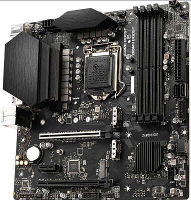 Материнская плата mATX LGA1200 MSI Z490M-S01 (OEM)