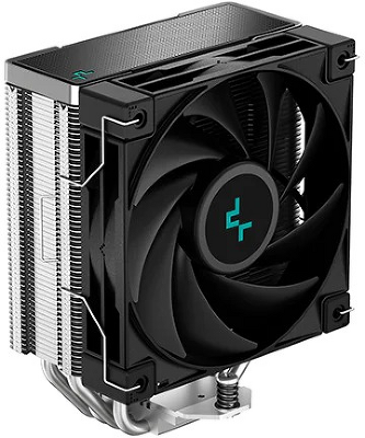 Кулер для процессора DEEPCOOL AK400 LGA1700/1200/115X/AM5/AM4 (18шт/кор, TDP 220W, PWM, Fan 120mm, 4 тепл. Трубки, черный) RET (R-AK400-BKNNMN-G-1)