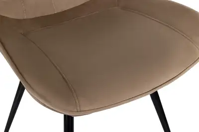 Стул для дома Бюрократ CH-K2_4 комплект 4шт св.коричневый Holland 65 металл черный на ножках (CH-K2_1/HL65_4)