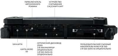 Ноутбук Durabook Z14I (New G2) Basic 14" FHD Touch i5-1135G7/8/256 SSD/W10Pro