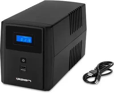 Источник бесперебойного питания Ippon Smart Power Pro II Euro 1600 960Вт 1600ВА черный