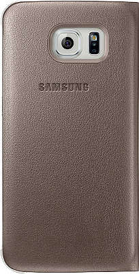 Чехол-книжка Samsung для Samsung Galaxy S6 Flip Wallet, Gold (EF-WG920PFEGRU)