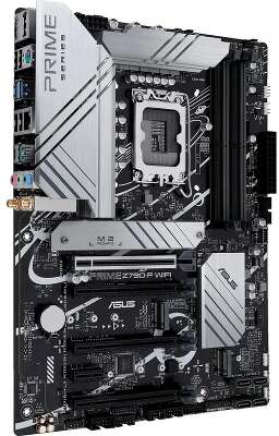 ASUS PRIME Z790-P WIFI (Socket 1700, ATX, 4xDDR5(192GB), DP/HDMI, 1xPCIe 5.0x16/3xPCIe 4.0x16/1xPCIe 3.0, 1xLAN (2.5GbE), Wi-Fi, BT, 4xSATA 6Gb/s, 3xM.2, 1xType-C, 3xUSB 3.2, 4xUSB 2)