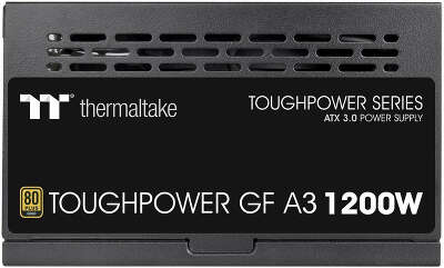 Блок питания Thermaltake ATX 1200W Toughpower GF A3 Gen.5 80+ gold 24pin APFC 120mm fan 12xSATA Cab Manag RTL