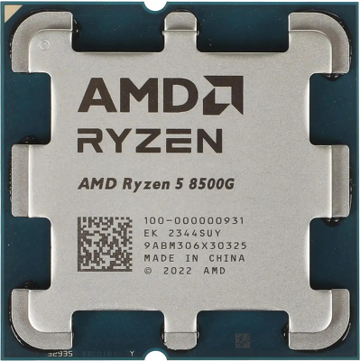 Процессор CPU AMD Ryzen 5 8500G, 6/12, 3.5-5GHz, 384KB/6MB/16MB, AM5, Radeon, 65W, OEM, 1 year