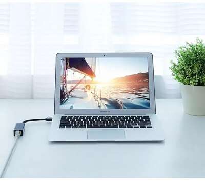 Адаптер UGREEN CR111 (20256) USB 3.0 Gigabit Ethernet Adapter. Цвет: черный