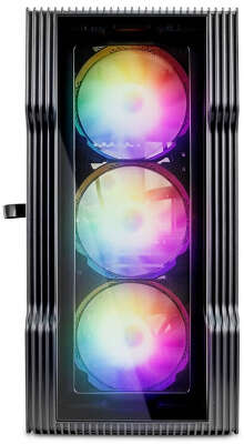 Корпус 1STPLAYER TRILOBITE T3-G, черный, mATX, Без БП (T3-G-BK-4F1)