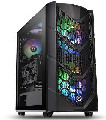 Корпус Thermaltake Commander C36 TG ARGB, черный, ATX, Без БП (CA-1N7-00M1WN-00)
