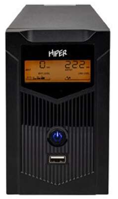 HIPER NEO LT-1500ULS: Линейно-интерактивный 1500VA/800W Розетки: 2 CEE АКБ: LiFePO4, 156Втч Дисплей, USB зарядка