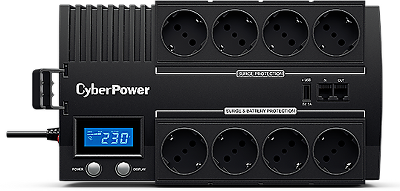 Источник бесперебойного питания Cyberpower BR700ELCD Line-Interactive 700VA/420W USB/RJ11/45 (4+4 EURO)