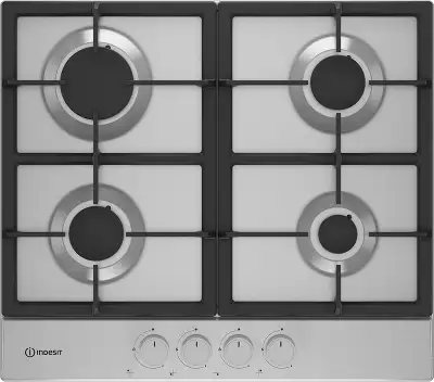 Газовая варочная поверхность Indesit THPM 642 IX/I нержавеющая сталь