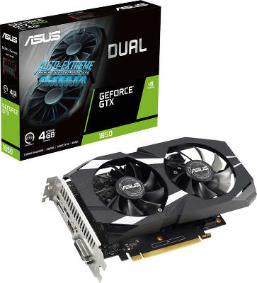 Видеокарта ASUS NVIDIA nVidia GeForce GTX 1650 Dual 4Gb DDR6 PCI-E DVI, HDMI, DP