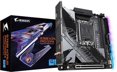 Материнская плата mini-ITX LGA1700 GIGABYTE B760I AORUS PRO DDR4
