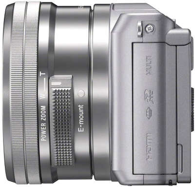 Цифровая фотокамера Sony Alpha 5000 Kit (16-50 мм) Silver