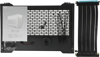 Корпус Thermaltake TR100 черный без БП miniITX 8x140mm 2x200mm 2xUSB3.0 audio bott PSU