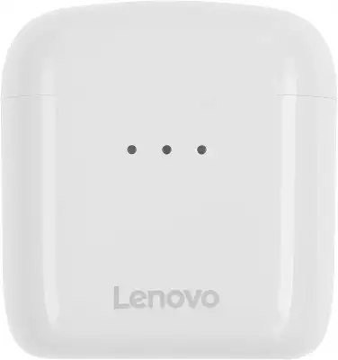 Гарнитура вкладыши Lenovo QT83 белый беспроводные bluetooth в ушной раковине