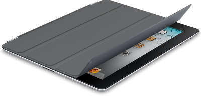Полиуретановый чехол Apple Smart Cover для iPad 2/3/4, Dark Gray [MD306]