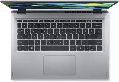 Ноутбук Acer Aspire Go AG14-31P-P7CL N-series N200 8Gb SSD512Gb Intel UHD Graphics 14" IPS WUXGA (1920x1200) без ОС silver WiFi BT Cam (NX.KXECD.003)