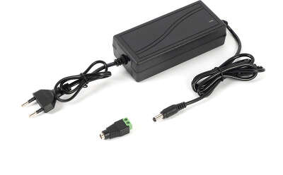 8836 Mollusk-VR 12/4 источник питания 12В, 4А. Сетевой диапазон 110-245В провод с вилкой