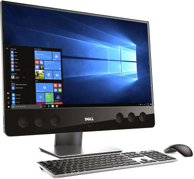 Моноблок Dell XPS 7760 27" 4K Touch i7-7700/16/SSD512/RX 570 8Gb/WF/BT/CAM/Kb+Mouse/W10H, серебристый