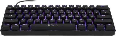 Клавиатура Оклик K713X механическая черный USB Multimedia for gamer LED