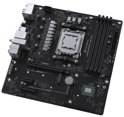 Материнская плата MAXSUN MS-Terminator B850M WIFI, AM5, B850, 4*DDR5, 4*SATA 3.0, 2*M.2, USB 3.2, USB 2.0, Type-C, 1*PCIE 16, 1*PCIE 4, 1*PCIE 1, HDMI+DP, mATX