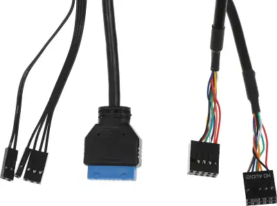 Корпус Azza Fighter черный без БП ATX 4x120mm 2x140mm 2xUSB2.0 1xUSB3.0 audio bott PSU