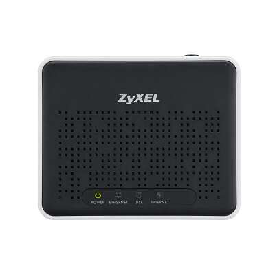 Модем xDSL Zyxel AMG1001-T10A-EU01V1F RJ-45 ADSL2+ Annex A Firewall +Router внешний черный