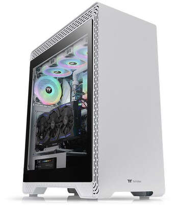 Корпус Thermaltake S500 TG, белый, ATX, Без БП (CA-1O3-00M6WN-00)
