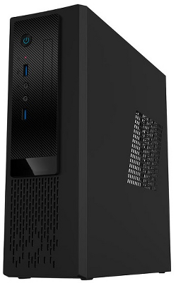 Корпус Slim Case Powerman PS201A-BK PM-300TFX U3.0*2+A(HD)+FAN Mini-ITX