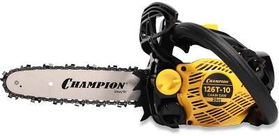 CHAMPION Бензопила 126T-10 { 1,15кВт 25см? 2,4кг }
