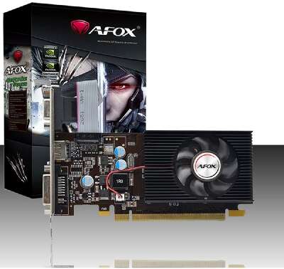 Видеокарта AFOX G210 LP 1GB, DDR3 64-bit, VGA/DVI/HDMI  1FAN  LP (AF210-1024D3L5) RTL 