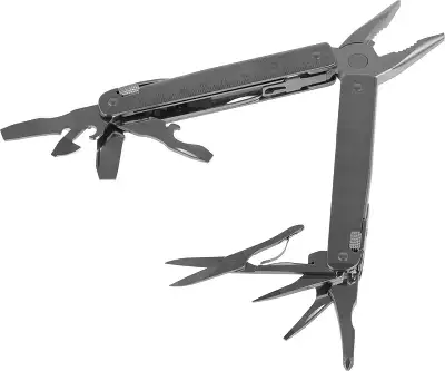 Мультитул Victorinox SwissTool X Plus Ratchet (3.0339.L) 115мм 39функц. мини-отвертка/штопор/набор бит/удлинитель/чехол кожаный серебристый карт.коробка