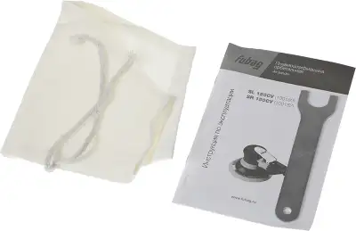 Шлифмашина орбитальная Fubag SL150CV 130л/мин d=150мм черный/белый