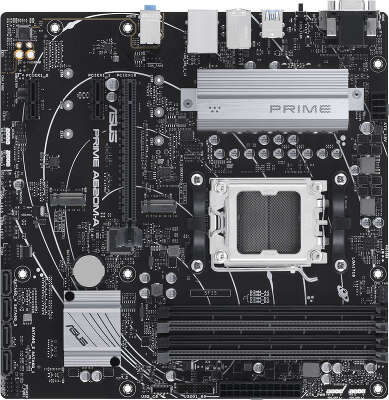 Материнская плата Asus PRIME A620M-A-CSM SocketAM5 AMD A620 4xDDR5 mATX AC`97 8ch(7.1) GbLAN RAID+VGA+HDMI+DP