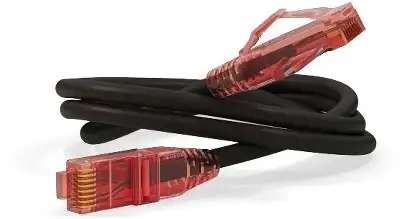 Патч-корд Hyperline PC-LPM-UTP-RJ45-RJ45-C5e-2M-LSZH-BK U/UTP Cat.5е/LSZH/2 м/черный